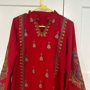 Linen 3 piece suit shalwar kameez